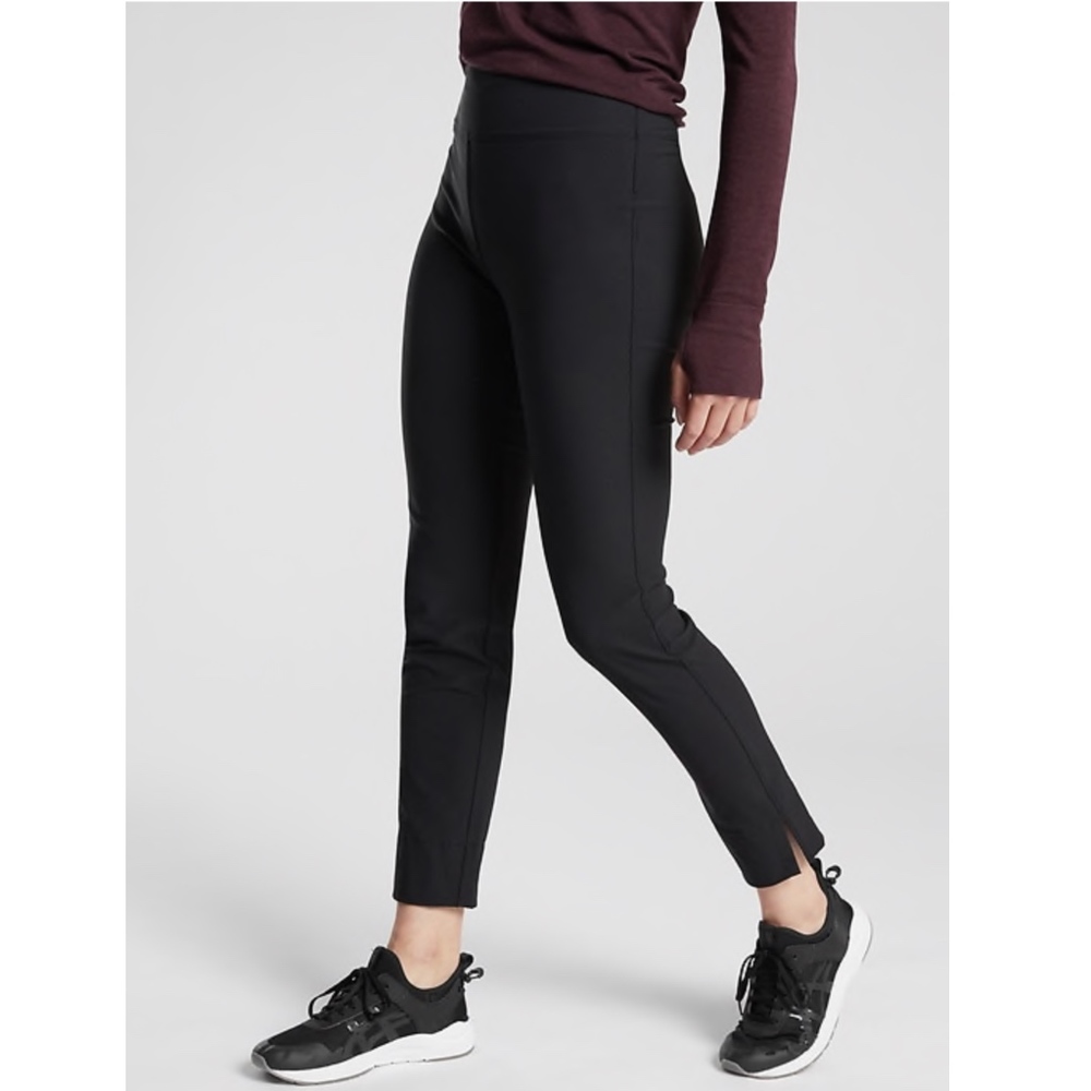 NWT Athleta Wander Slim Ankle Pant Bottom Black